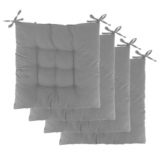 Chair Cushion Pads (Set of 4) – Grey