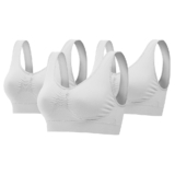 N’Polarâ„¢ Sport Bras (3-Pack) – NPolar 3 Pack Sport Bras WHT M