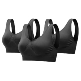 N’Polarâ„¢ Sport Bras (3-Pack) – NPolar 3 Pack Sport Bras BLK 4XL