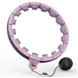 Smart Weighted Hula Hoop Slimming Exerciser – Pink