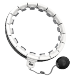 Smart Weighted Hula Hoop Slimming Exerciser – White