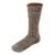 GaaHuu Men’s Brushed 2.7-TOG Patterned Thermal Socks – Brown