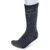GaaHuu Men’s Brushed 2.7-TOG Patterned Thermal Socks – Navy