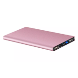 20,000mAh Power Bank with Dual USB Ports & LED Flashlight – Rose Gold