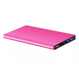 20,000mAh Power Bank with Dual USB Ports & LED Flashlight – Hot Pink