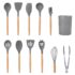 NewHomeâ„¢ 11-Piece Silicone Cooking Utensil Set – NewHome 11 Silicone Cooking Utensils BLK
