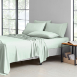 2,000-TC Bamboo Blend 6-Piece Sheet Set with Deep Pockets – Full – Mint