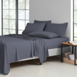 2,000-TC Bamboo Blend 6-Piece Sheet Set with Deep Pockets – Queen – Grey