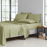 2,000-TC Bamboo Blend 6-Piece Sheet Set with Deep Pockets – King – Sage