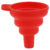 3-Inch Mini Silicone Collapsible Funnel – 3″ Silicone Collapsible Funnel-Red