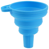 3-Inch Mini Silicone Collapsible Funnel – 3″ Silicone Collapsible Funnel-Blue
