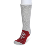 GaaHuu Women’s 4x Brushed Pattern Thermal Socks – red heart snowflake