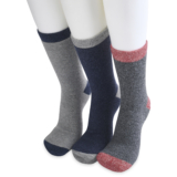 GaaHuu Women’s Super Soft Cushioned 1.6TOG Thermal Socks (3-Pack) – black