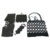Le Chefâ„¢ 4-Piece Kitchen Tools Apron Set – Black Diamond Dot