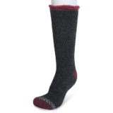 GaaHuu Women’s 4x Brushed 2.7TOG Thermal Socks – black/burgundy