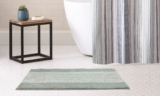 Bibb HomeÂ® Ombre Shag Bath Rug (1- or 2-Pack) – Aqua – Pack of 1