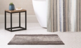 Bibb HomeÂ® Ombre Shag Bath Rug (1- or 2-Pack) – Grey – Pack of 1