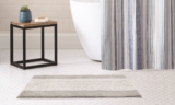 Bibb HomeÂ® Ombre Shag Bath Rug (1- or 2-Pack) – Silver – Pack of 1