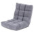 Adjustable 14-Position Microsuede Floor Chair – Gray