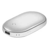 Portable Hand Warmer Power Bank – iMounTEK Hand Warmer Power Bank Silver