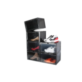 NewHomeâ„¢ Collapsible Shoe Box (6-Pack) – NewHome 6Packs Collapsible Shoe Box Blac