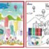 Kids’ Washable Coloring Mat with 12 Washable Markers – Dinosaurs 19.5â€x19.5â€