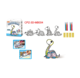 Artlover 3D Coloring Petz Art Kit – Dinosaur