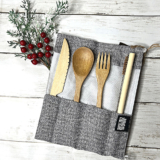 Jungle CultureÂ® HandcraftedÂ Reusable Bamboo Utensil and Straw Set – JCBAMBOOCTLASH