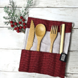Jungle CultureÂ® HandcraftedÂ Reusable Bamboo Utensil and Straw Set – JCBAMBOOCTLBERRY