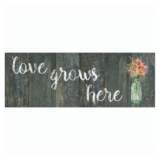20 x 55-Inch Anti-Fatigue Kitchen Mat – Love Grows Here
