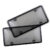 Zone Tech Black Clear License Plate Shield Combo (Set of 2)