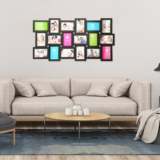 iMounTEKÂ® 18-Photo Wall Picture Frame