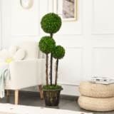 4-Foot Artificial Topiary Triple Ball Tree