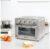 7-in-1 Air Fryer Toaster Oven with 19-Quart Capacity
