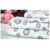 Bibb Home® 4-Piece Printed Cotton Flannel Sheet Set – Queen – Grey Snowflakes