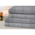 Bibb Home® 4-Piece Printed Cotton Flannel Sheet Set – King – Light Gray Plaid