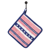 Colorful Cloth Pot Holder – #5 – Americana