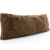 Ultra Cozy 20″ x 54″ Faux Fur Body Pillow – Taupe