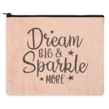 Oversized Cosmetic Travel Bags – Dream Big & Sparkle More