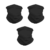 Neck Gaiter Wrap (3-Pack) – Black