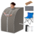 Portable Steam Sauna with Chair and Accessories – Gray