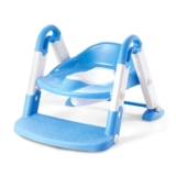 Toddler Potty Training Chair with Detachable Ladder – Blue
