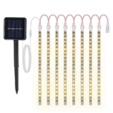 Solar Meteor Shower String Lights – Solar Meteor Shower String Lights Warm