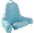 Memory Foam Filled Backrest Pillow with Detachable Cervical Bolster – Sky Blue