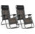 Zero Gravity Rattan Folding Lounge Chairs (Set of 2) – Mix Brown