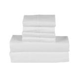 Bamboo Comfort 6-Piece Smart Sheet Set with Side Pocket – Queen – Taupe