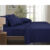 Bamboo Comfort 6-Piece Smart Sheet Set with Side Pocket – Queen – Navy