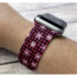 Winter-Themed Band for Apple Watch – 42/44/45mm Snowflake
