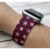 Winter-Themed Band for Apple Watch – 42/44/45mm Plaid Snowflakes