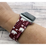 Winter-Themed Band for Apple Watch – 38/40/41mm Bears